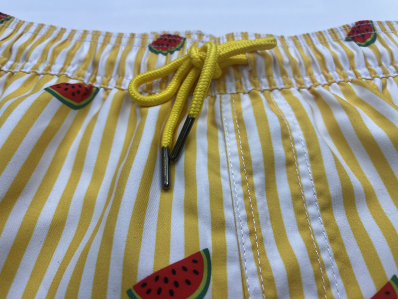Men's Beach Shorts Elastic Waist Mesh Lining Swimming Trunks New Swimwear Bottom