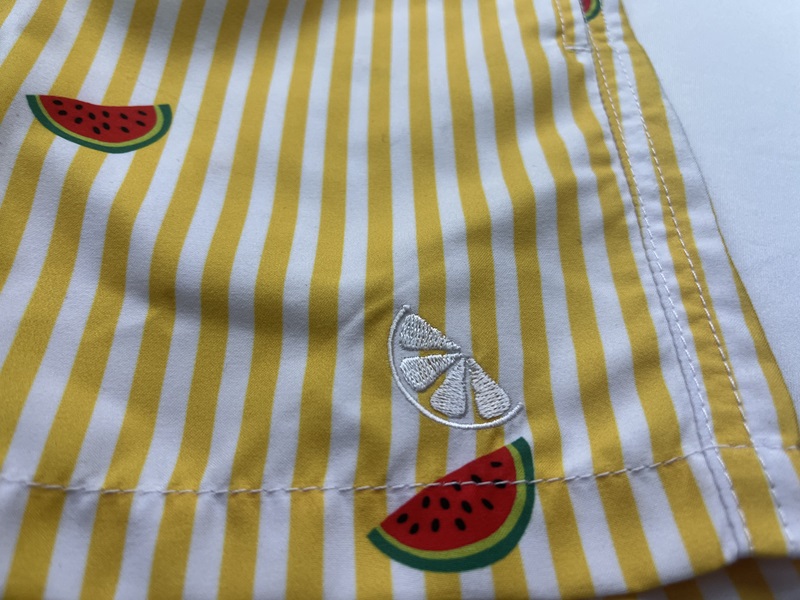 Men's Beach Shorts Elastic Waist Mesh Lining Swimming Trunks New Swimwear Bottom