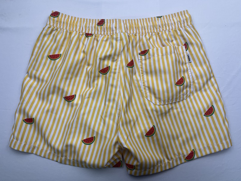 Men's Beach Shorts Elastic Waist Mesh Lining Swimming Trunks New Swimwear Bottom